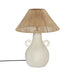 TOV Furniture Lalit Natural & White Ceramic Table Lamp