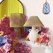 TOV Furniture Lalit Natural & White Ceramic Table Lamp