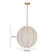 TOV Furniture Elliana White Pendant Lamp