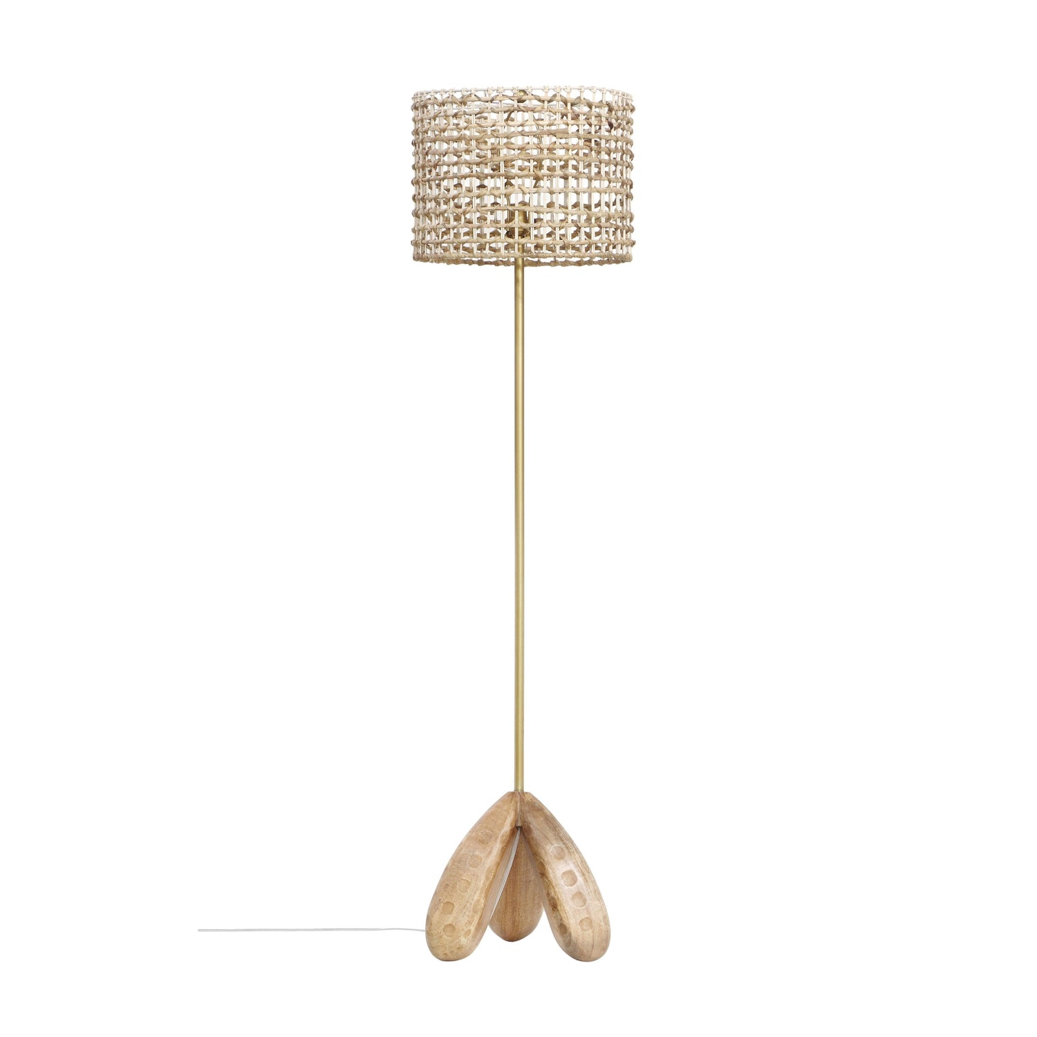 TOV Furniture Alondra Wooden Floor Lamp