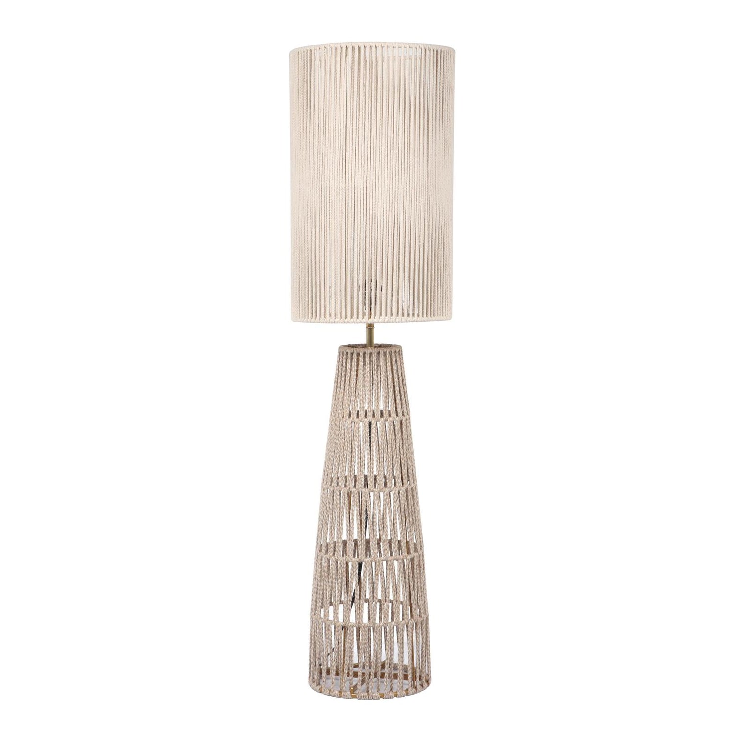 TOV Furniture Beam Cream Natural Jute Floor Lamp