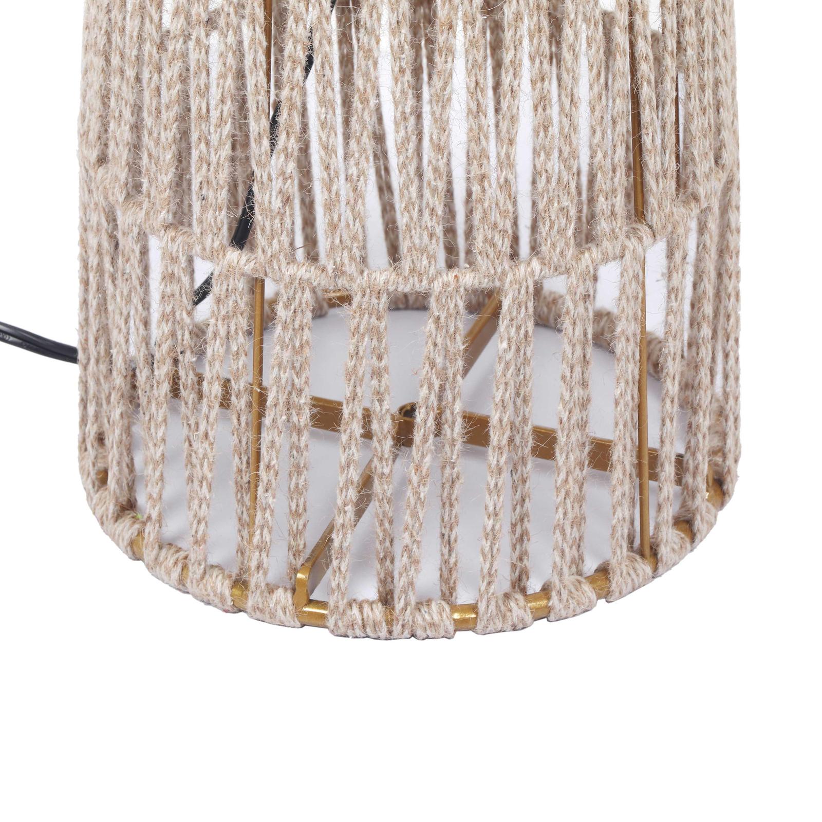 TOV Furniture Beam Cream Natural Jute Floor Lamp