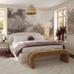 TOV Furniture Beam Cream Natural Jute Floor Lamp