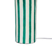 TOV Furniture Ravello Green Striped Papier Mache Table Lamp