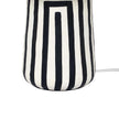 TOV Furniture Minori Black Striped Papier Mache Table Lamp