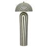 TOV Furniture Maiori Black Striped Papier Mache Floor Lamp