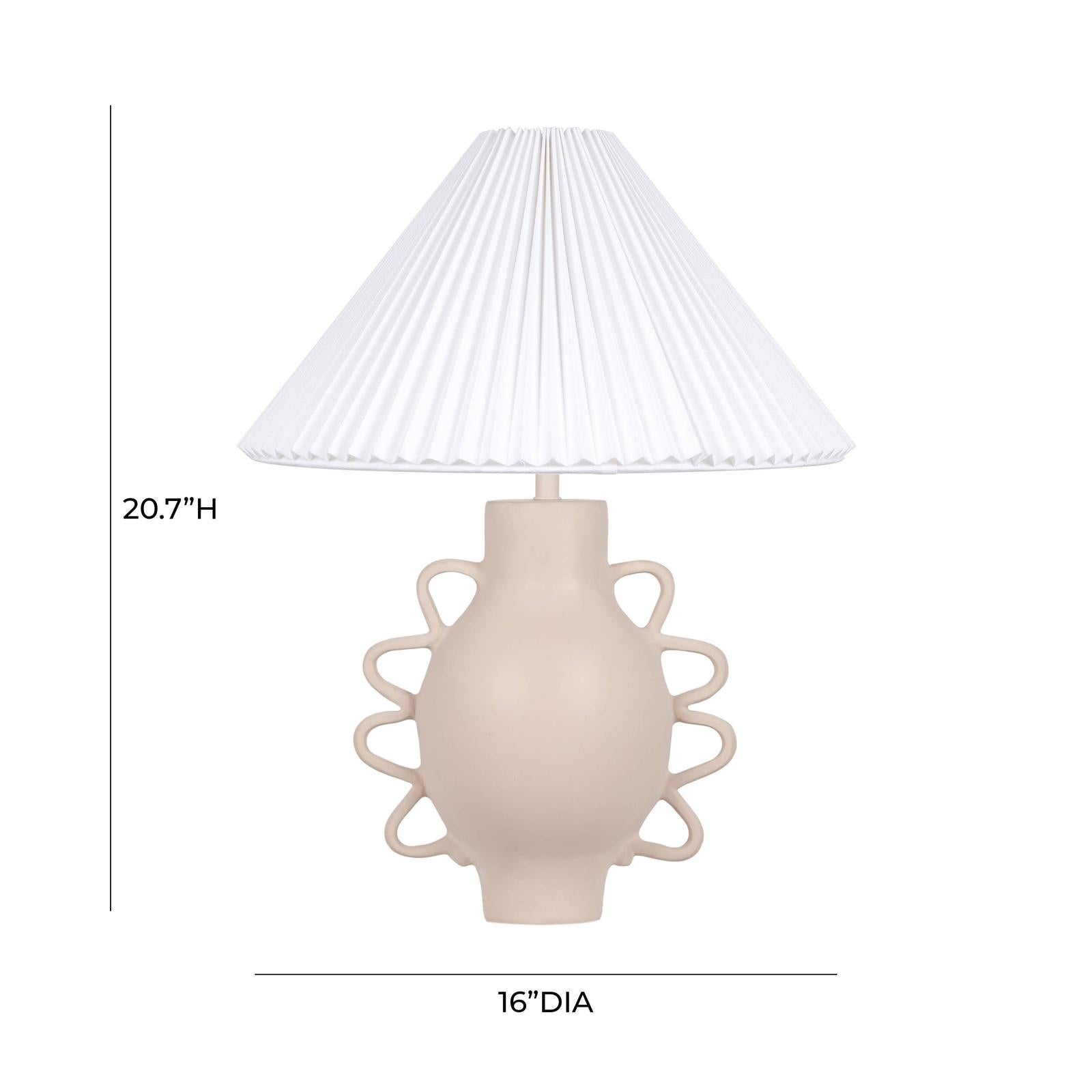 TOV Furniture Hazza Pleated Table Lamp