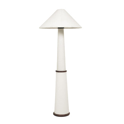 TOV Furniture Faith White Boucle Floor Lamp