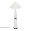 TOV Furniture Faith White Boucle Floor Lamp