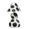 TOV Furniture Lerici Black and White Papier Mache Table Lamp