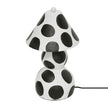 TOV Furniture Lerici Black and White Papier Mache Table Lamp