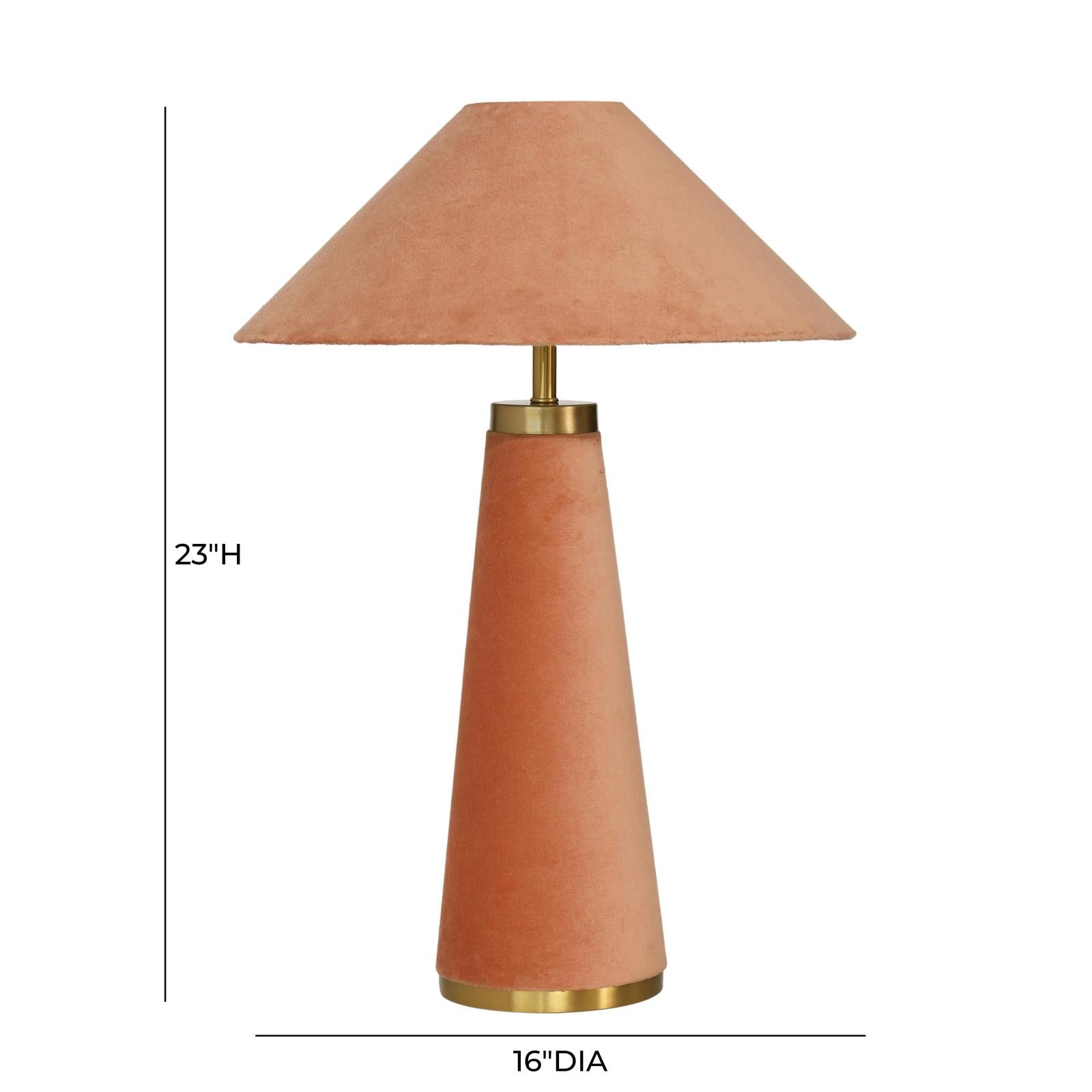 TOV Furniture Graham Velvet Table Lamp