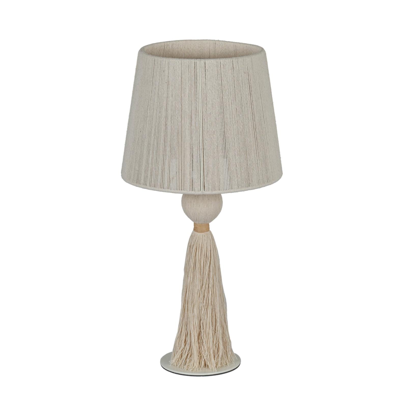 TOV Furniture Samba White Cotton Table Lamp