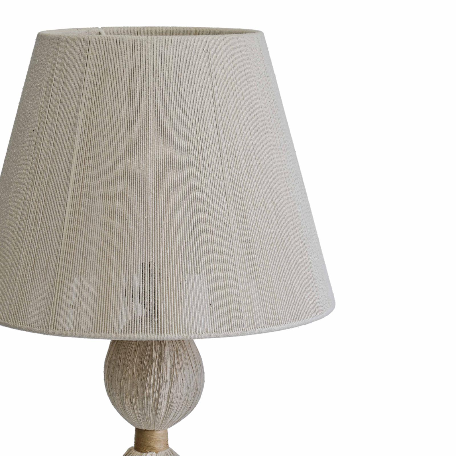 TOV Furniture Samba White Cotton Table Lamp