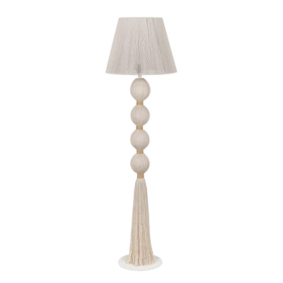 TOV Furniture Samba White Cotton Floor Lamp