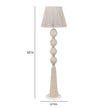 TOV Furniture Samba White Cotton Floor Lamp