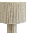 TOV Furniture Tapered Natural Chenille Fiber Floor Lamp