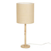 TOV Furniture Lamia Natural Burl and Raffia Contract-Grade Table Lamp