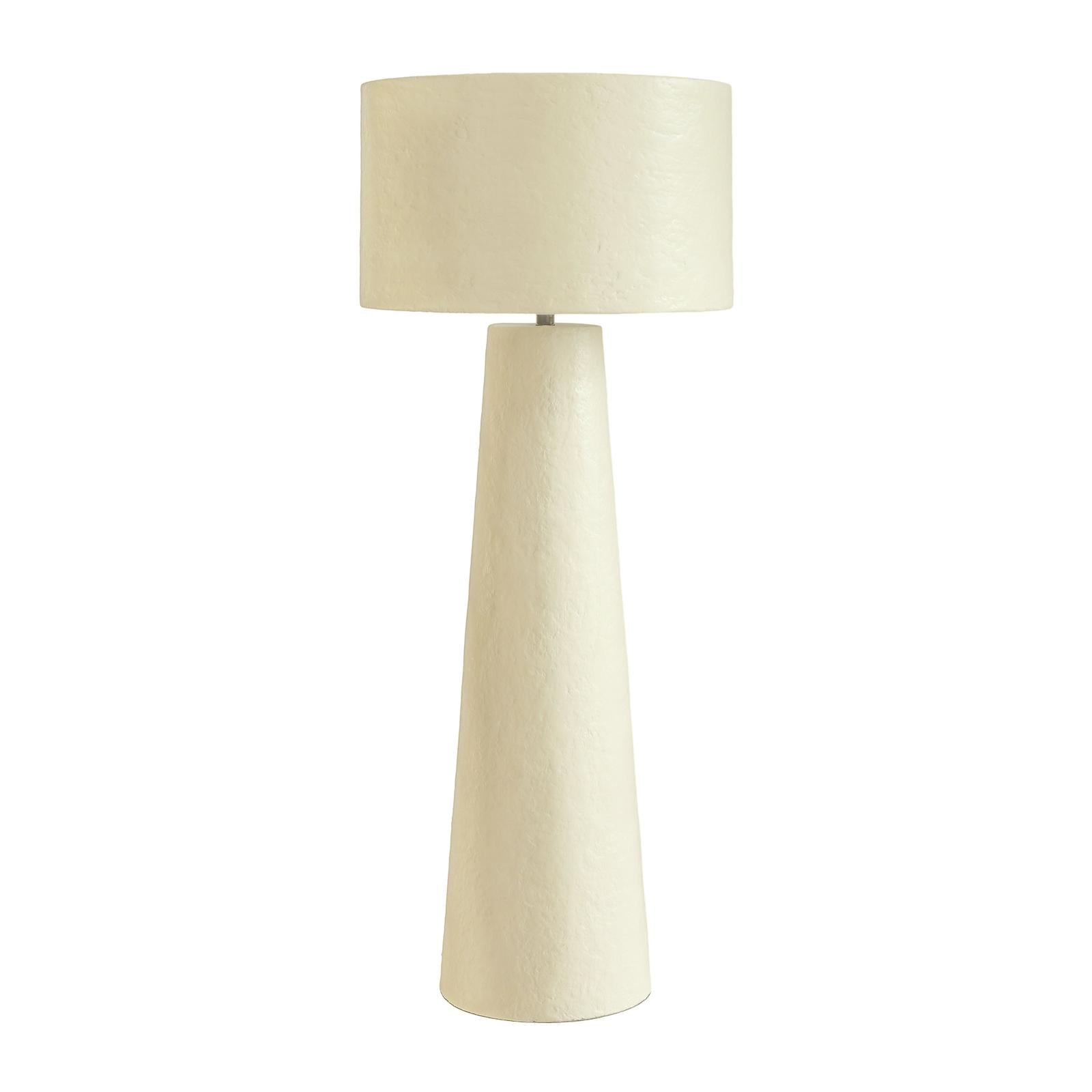 TOV Furniture Yala Cream Papier Mache Floor Lamp
