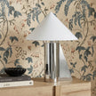 TOV Furniture Geo Angled Chrome Table Lamp