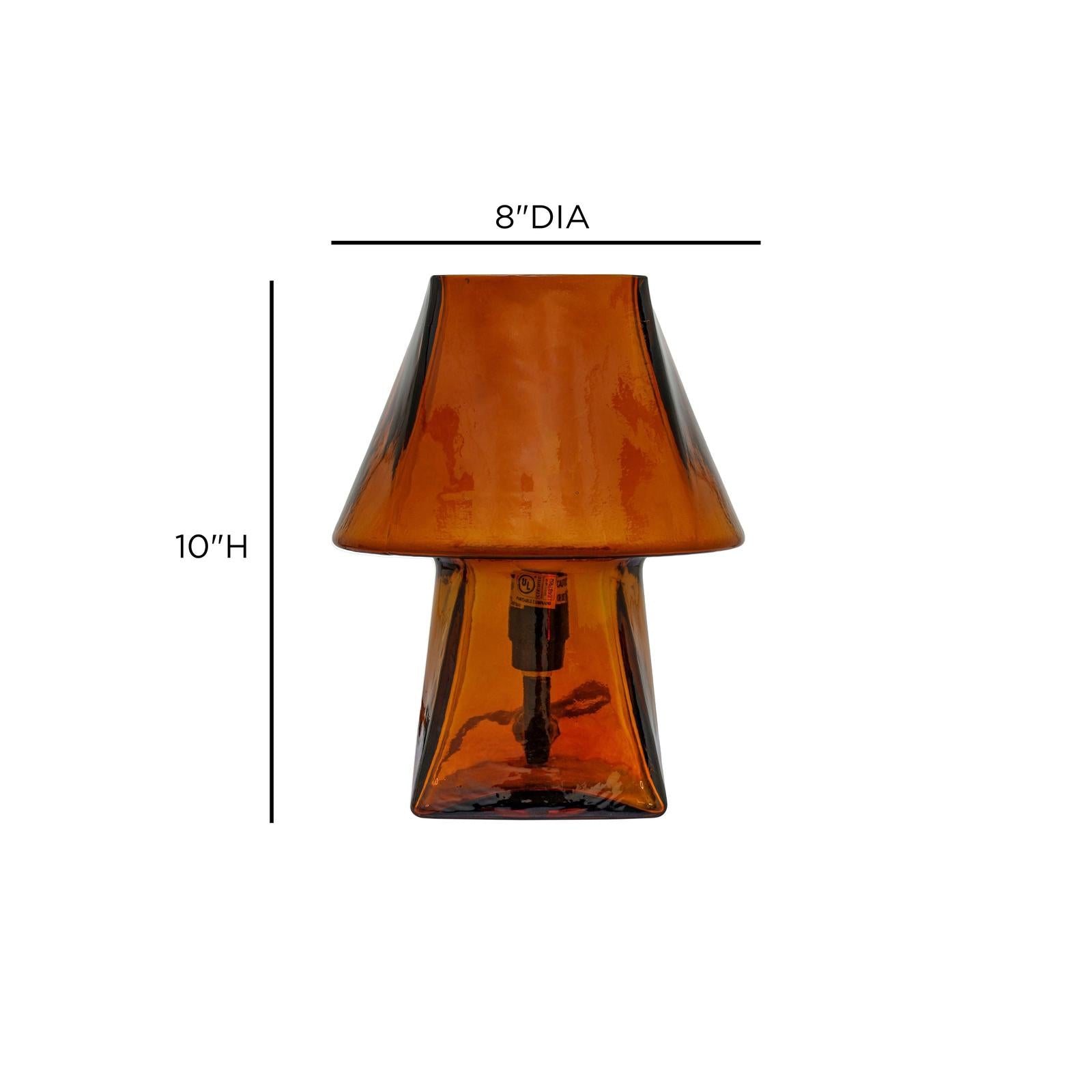 TOV Furniture Luca Glass Mini Table Lamp
