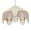 TOV Furniture Buchanan Fabric Fringed Angled Pendant Light