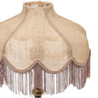TOV Furniture Buchanan Jute Fringed Scalloped Table Lamp