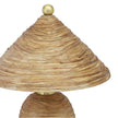 TOV Furniture Coco Natural Coconut Fiber Pointed Table Lamp