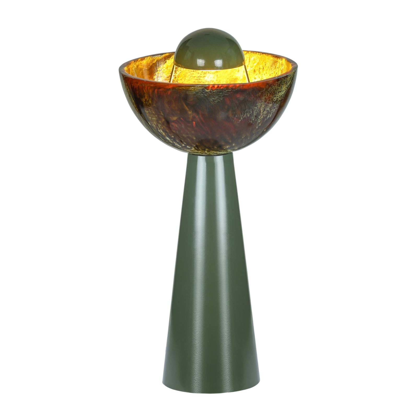 TOV Furniture Rising Green Resin Table Lamp