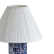 TOV Furniture Stamp Blue Pleated Table Lamp