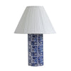 TOV Furniture Stamp Blue Pleated Table Lamp