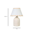 TOV Furniture Blum Scalloped Cotton Mache Table Lamp