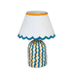 TOV Furniture Blum Scalloped Cotton Mache Table Lamp