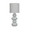 TOV Furniture Pebble Cream Papier Mache Table Lamp