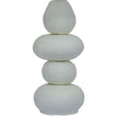 TOV Furniture Pebble Cream Papier Mache Table Lamp