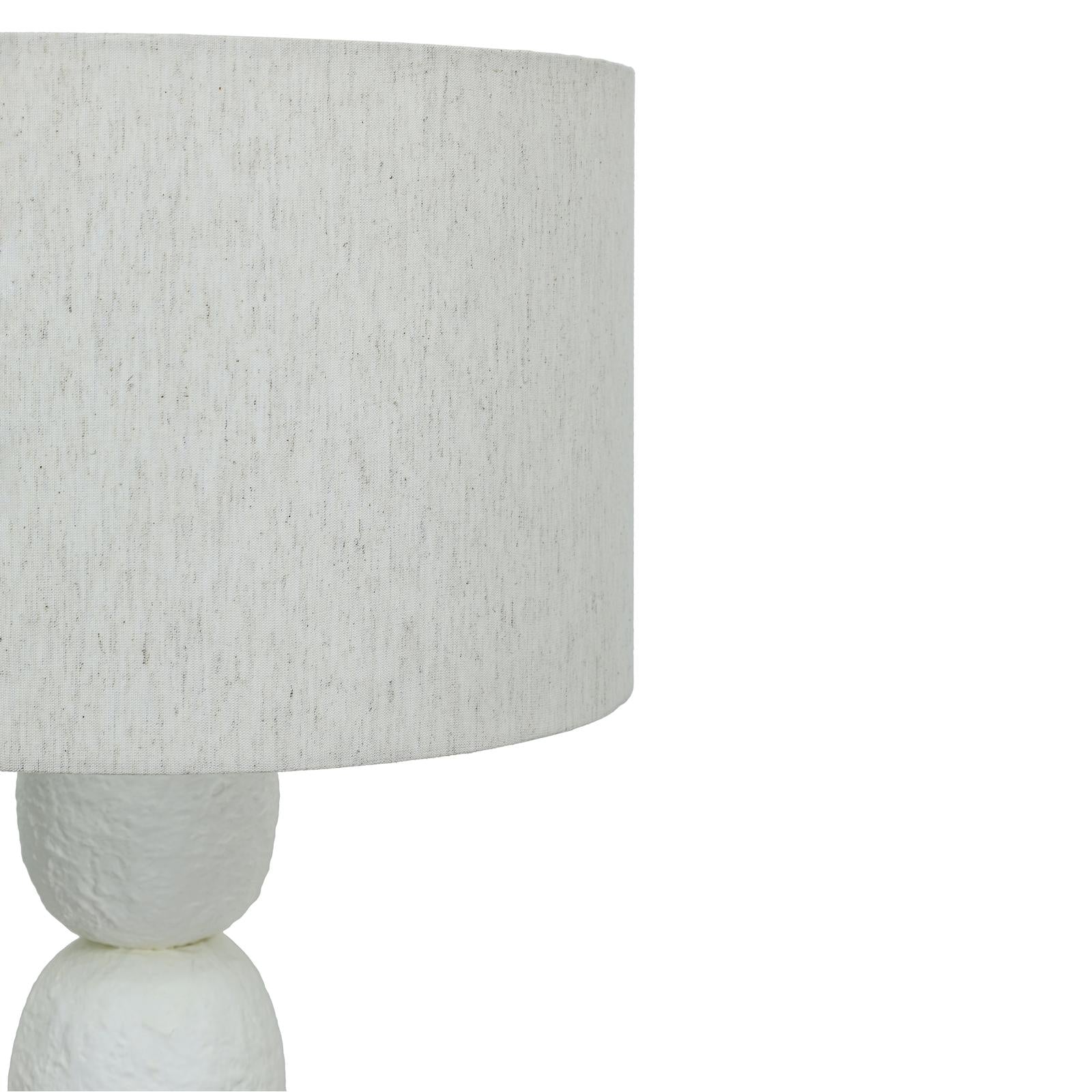 TOV Furniture Pebble Cream Papier Mache Floor Lamp