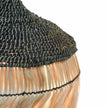 TOV Furniture Sula Natural and Black Upcycled Abaca Pendant Lamp