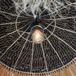 TOV Furniture Sula Natural and Black Upcycled Abaca Pendant Lamp