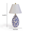 TOV Furniture Sardine White & Blue Ceramic Table Lamp