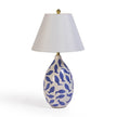 TOV Furniture Sardine White & Blue Ceramic Table Lamp