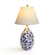 TOV Furniture Sardine White & Blue Ceramic Table Lamp