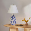 TOV Furniture Sardine White & Blue Ceramic Table Lamp