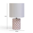 TOV Furniture Merlot White Capiz Shell Table Lamp