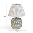 TOV Furniture Yaya Green Capiz Shell Table Lamp