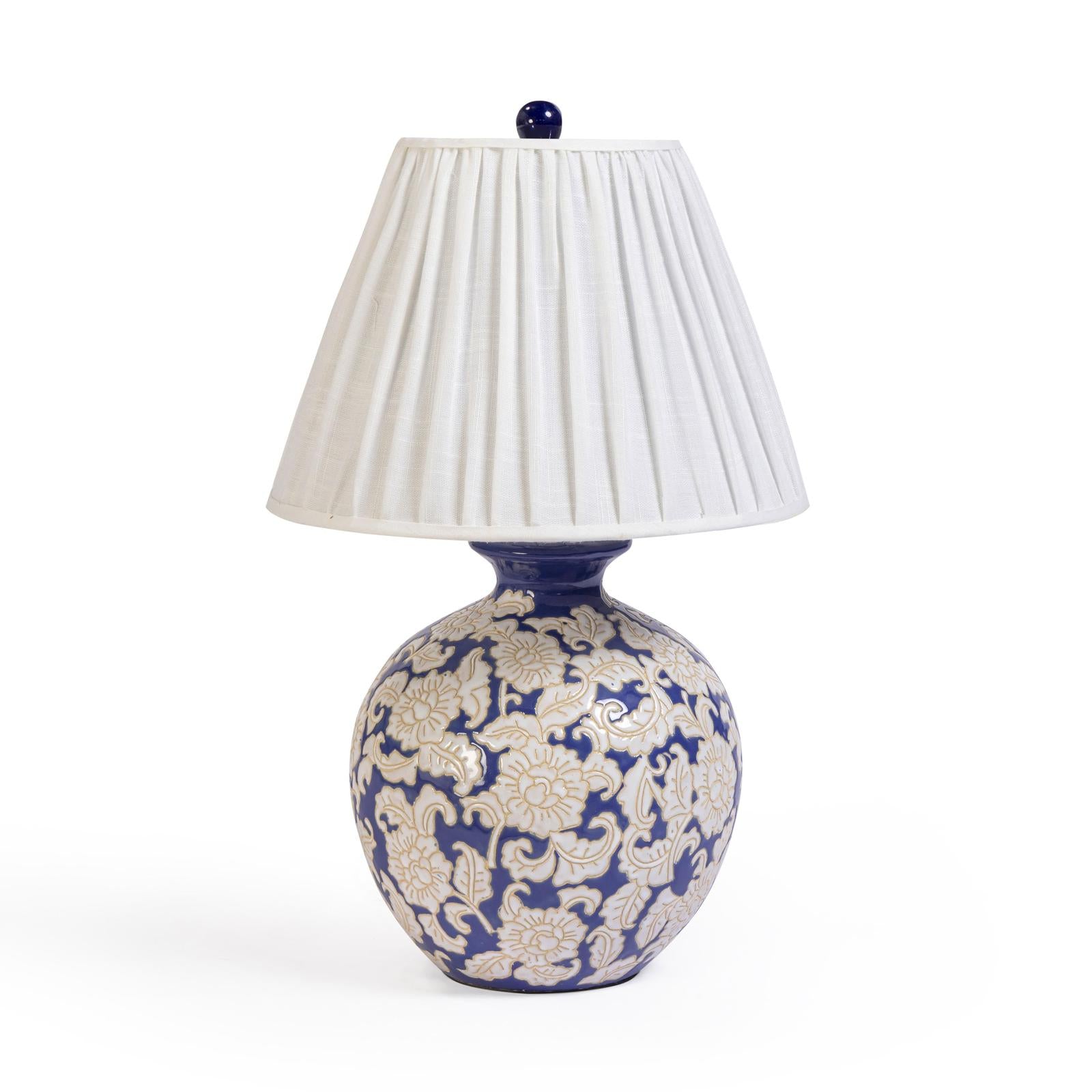 TOV Furniture Diana Blue & White Table Lamp