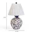 TOV Furniture Diana Blue & White Table Lamp