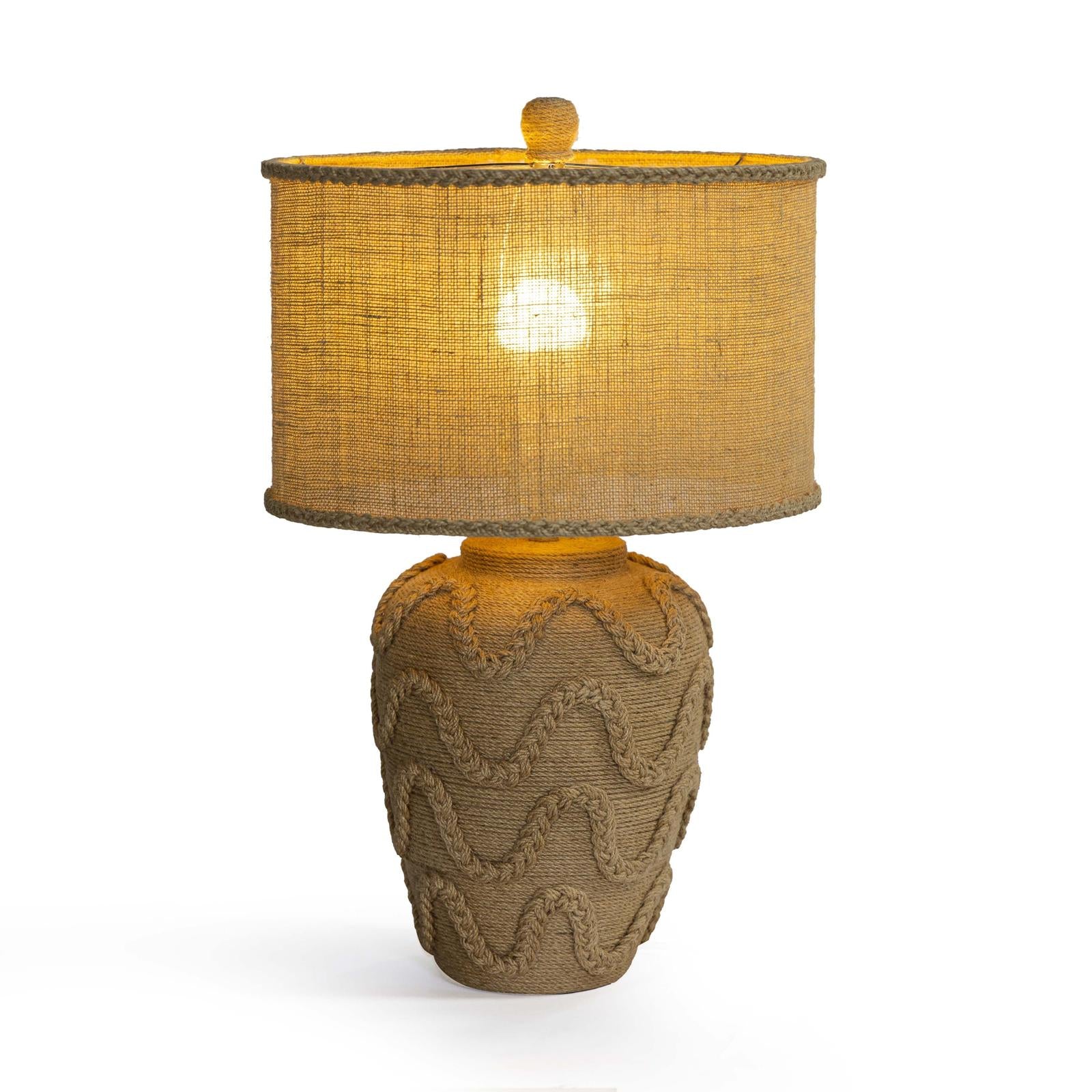 TOV Furniture Baha Natural Bamboo Jute Table Lamp