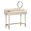 TOV Furniture Penelope Vegan Leather Wrapped Vanity Desk