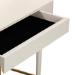TOV Furniture Penelope Vegan Leather Wrapped Vanity Desk