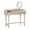 TOV Furniture Penelope Vegan Leather Wrapped Vanity Desk